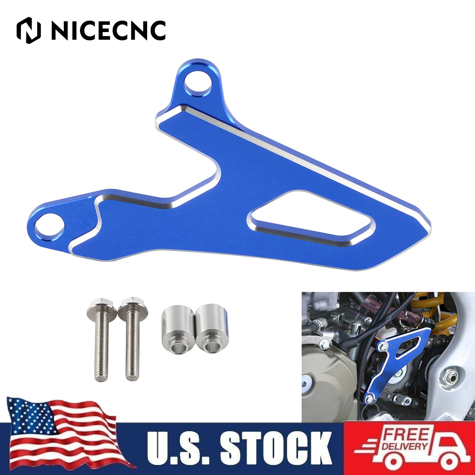 For Yamaha YZ250 YZ250F YZ250X WR250F Front Sprocket Cover Chain Guard Protector