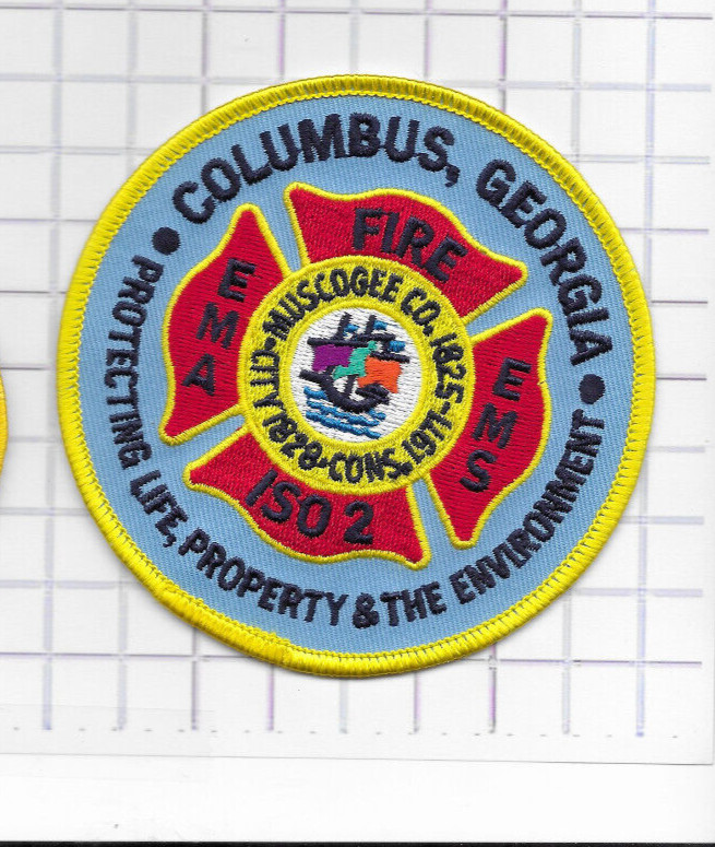 Fire Patch -Columbus Geotgia Muskogee Co