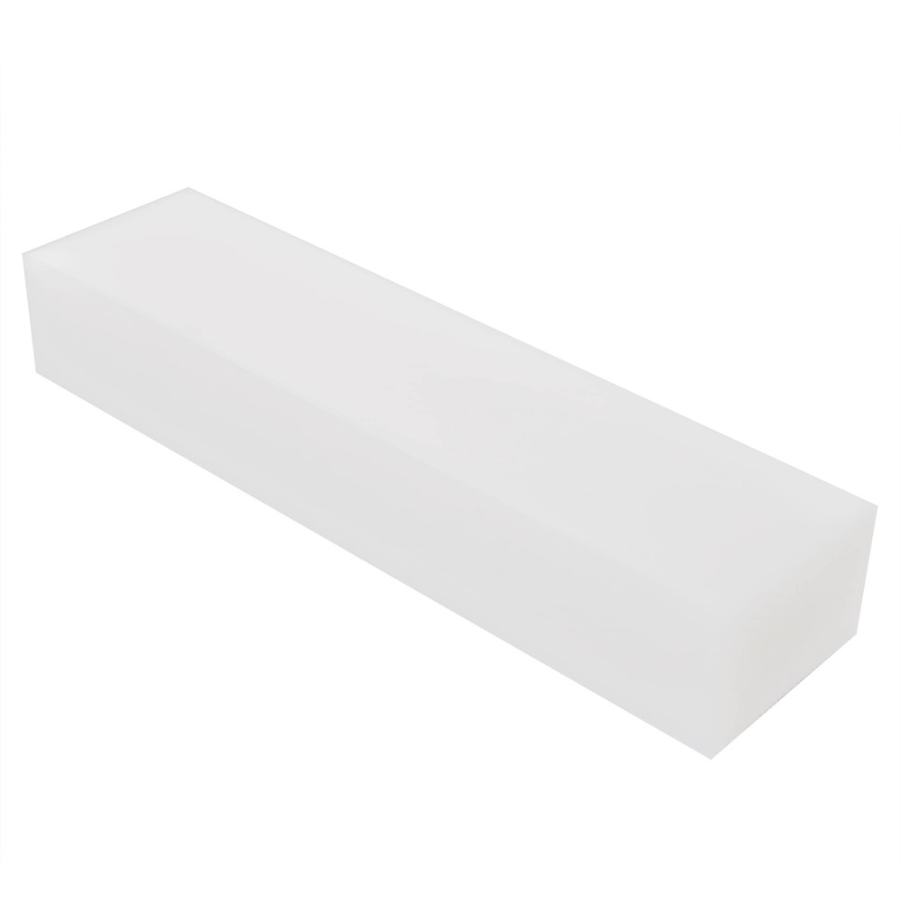 HDPE Block WhitePE Polyethylene Rectangular Solid Plastic Tapping（2" x 12" x 3"）