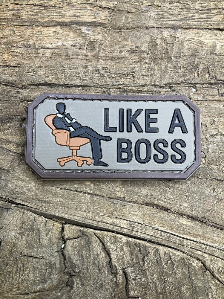 Patch PVC Tactical Morale HOOK-3D PVC Rubber Like A Boss