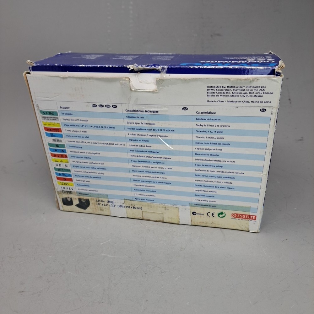 Label Printer DYMO LM300 Handheld Label Printer D1 Tape System Tested w/ Labels