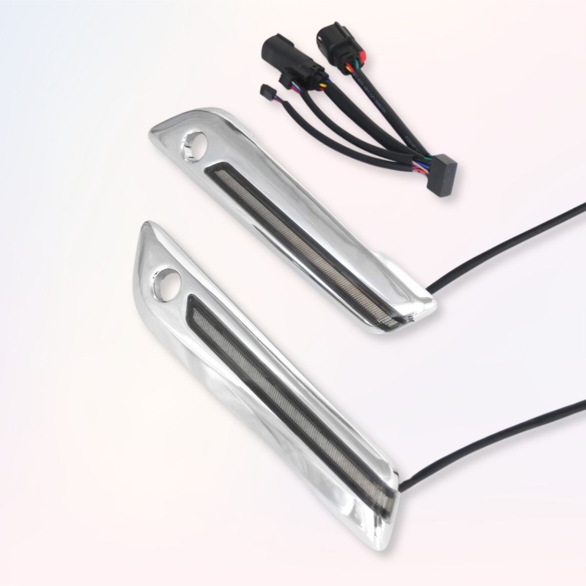 ​​LED Saddlebag Lights Smoke Lens For Harley Touring Street Glide 2014-2023