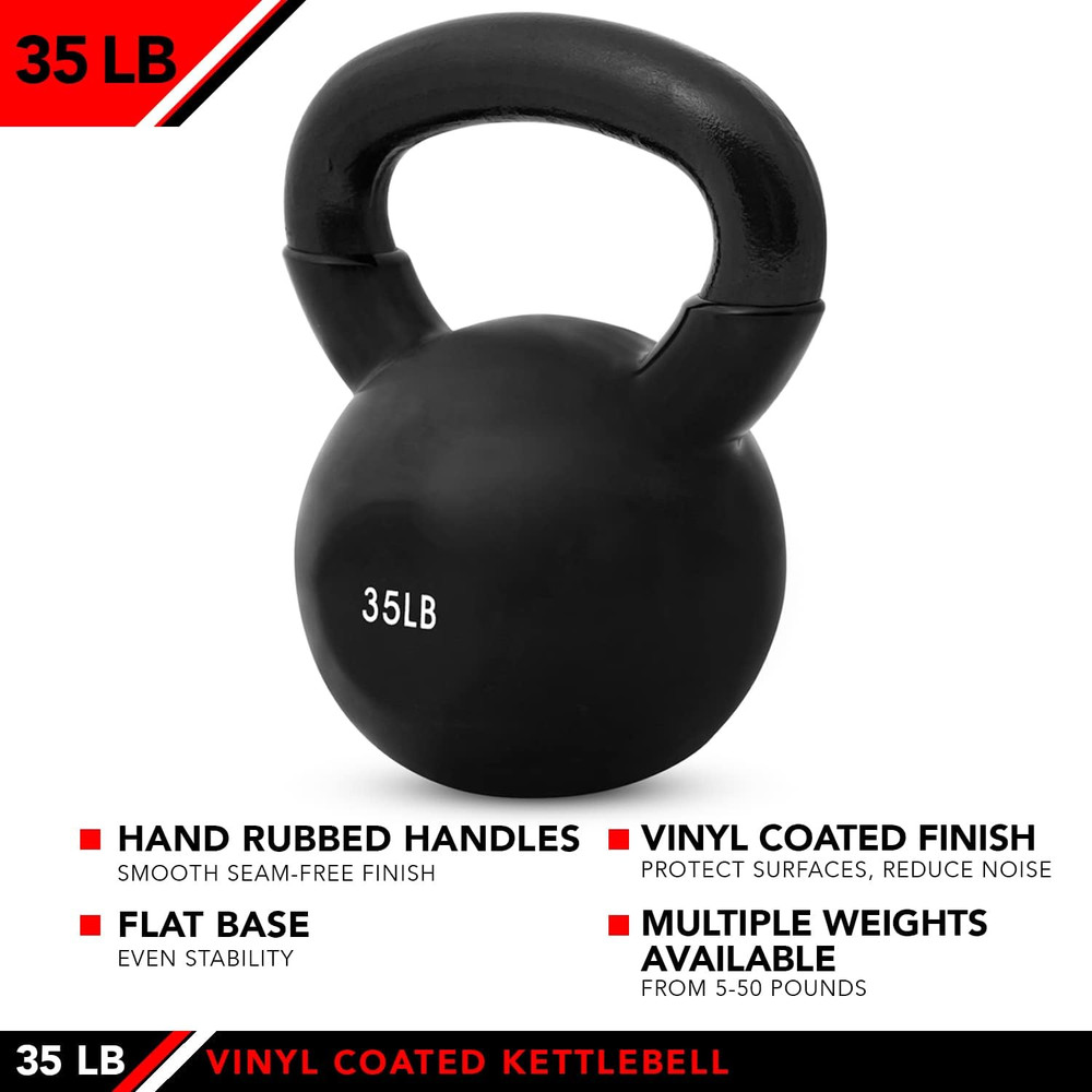 Kettlebell Weights Vinyl Coated Iron