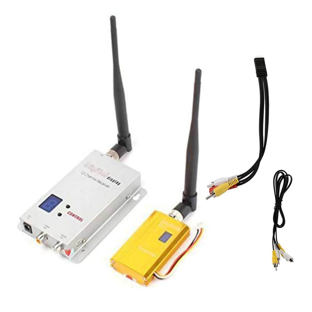 1PC Long-Range 1.2KM Wireless Audio/Video Transceiver For Surveillance System