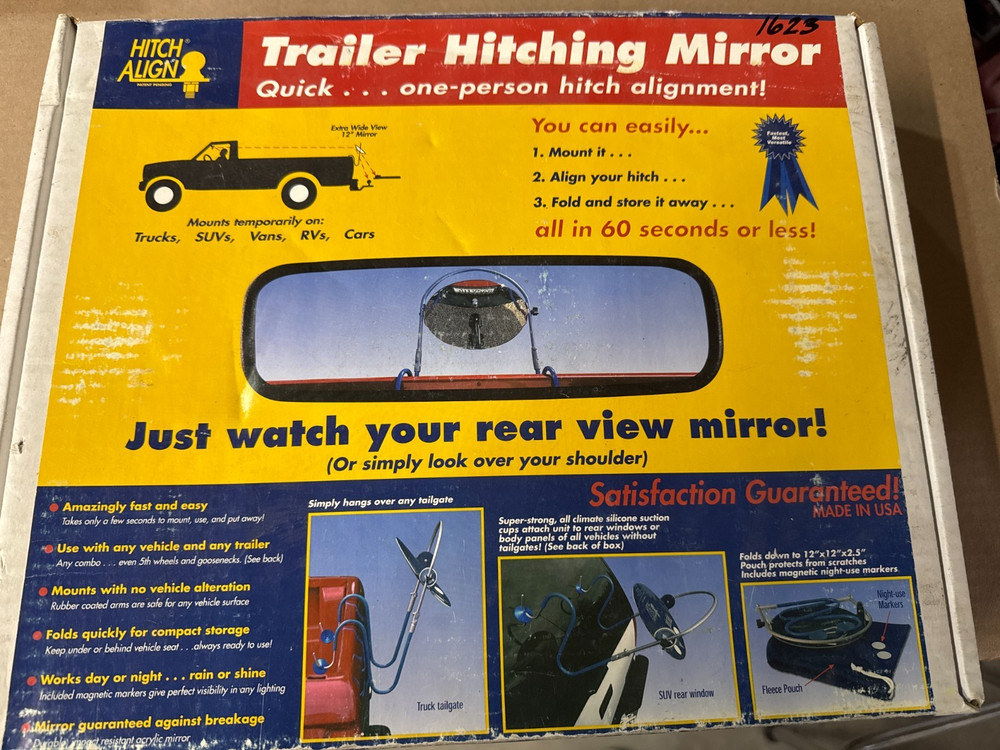 Hitch Align Trailer Hitching Mirror Wide Angle