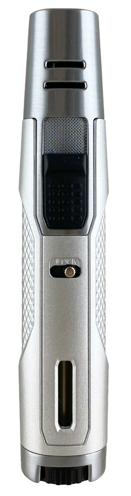 2 Pack Double V Torch Jet Flame Refillable Butane Adjustable Cigar Lighter