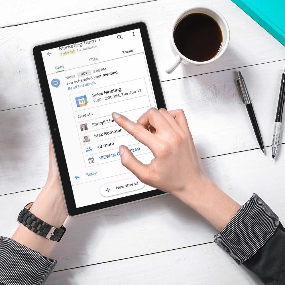 Laser 10" Android Go Tablet 32GB IPS Screen, Kids Space Enabled