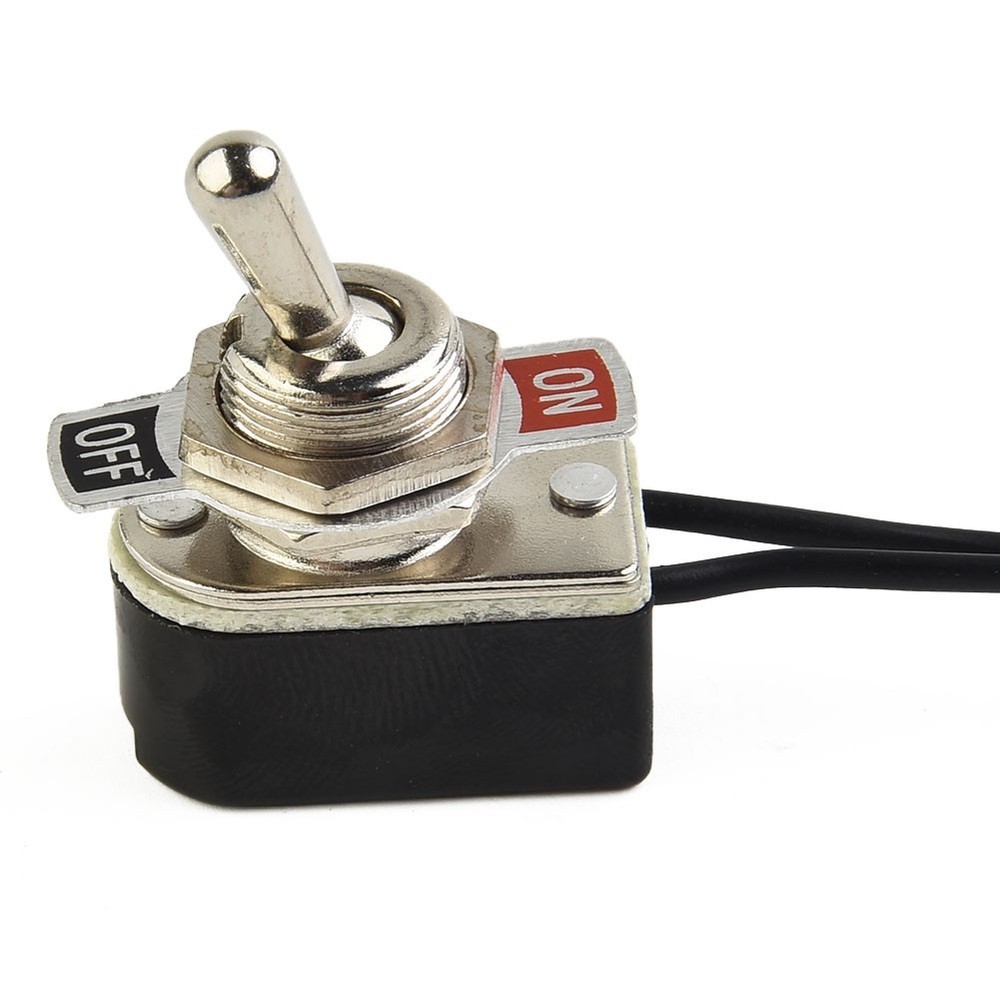 for TOGGLE Switch SPST 6A Rocker SPST Contacts Switch for TOGGLE 12mm Cutout 2