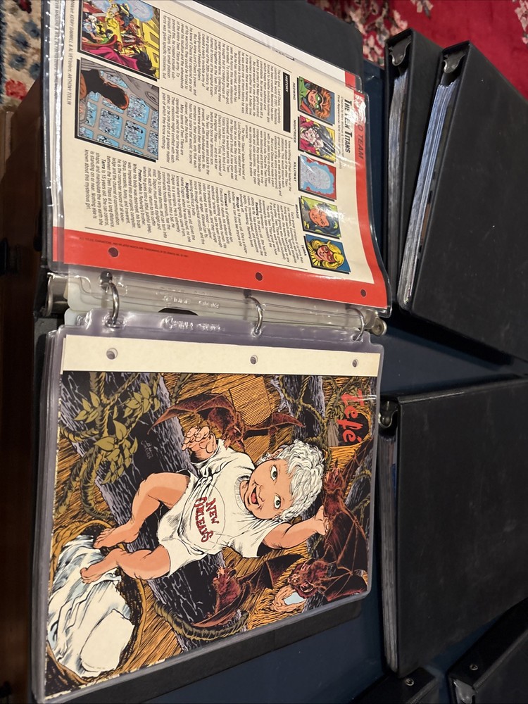 Comic Book Bio Binders