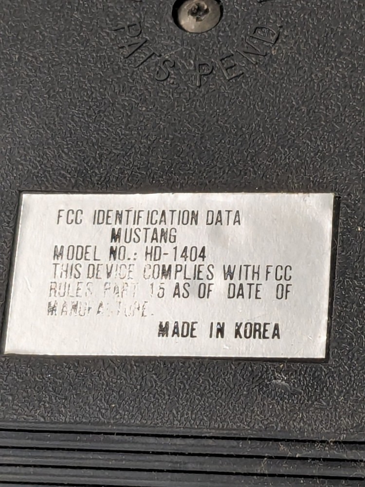 NOS Mustang Stereo FM Multiplex Tuner Receiver Solid State Box is Damaged