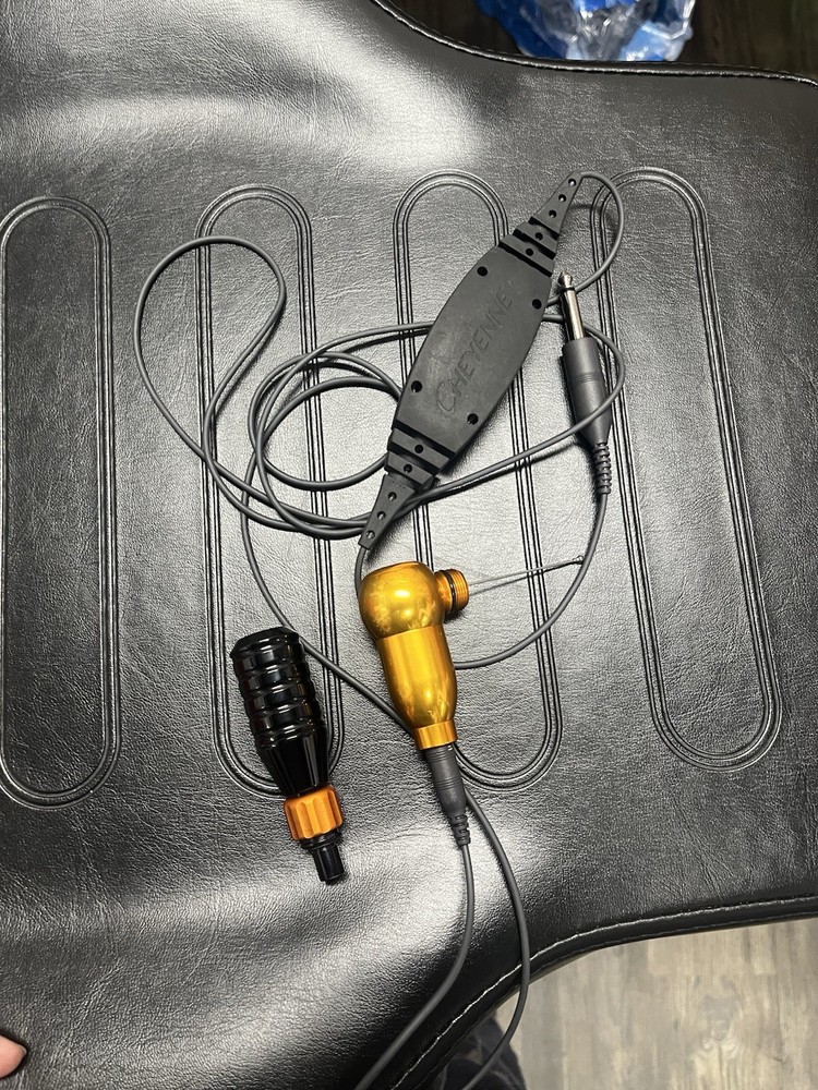 Cheyenne hawk Thunder Tattoo Machine Motor & Grip, Power Cable