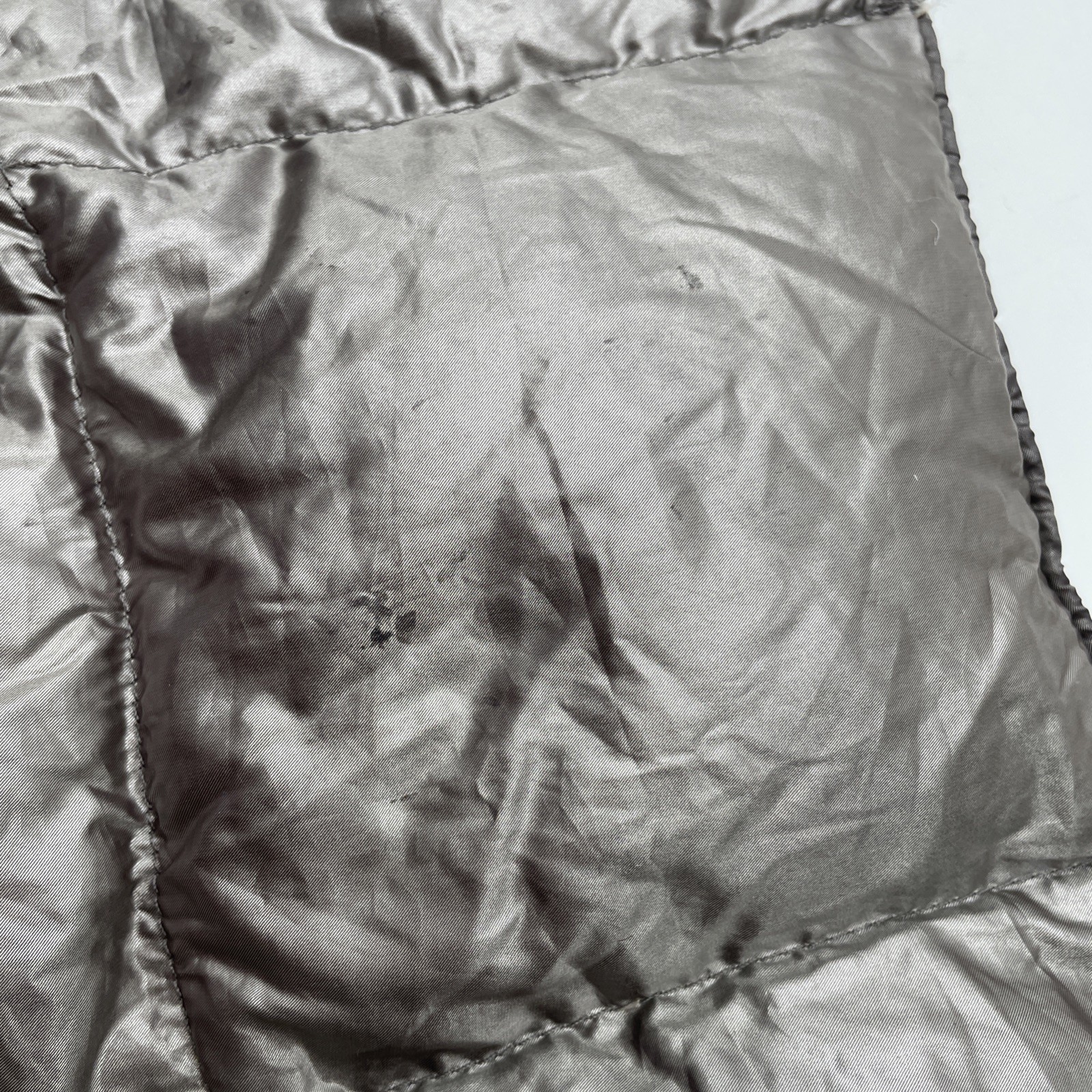 Blue Ridge Home Fashions Down Throw Camping Blanket Packable Lightweight Gray