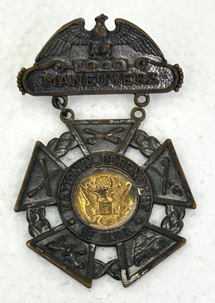 1940 US Army Manuevers Medal