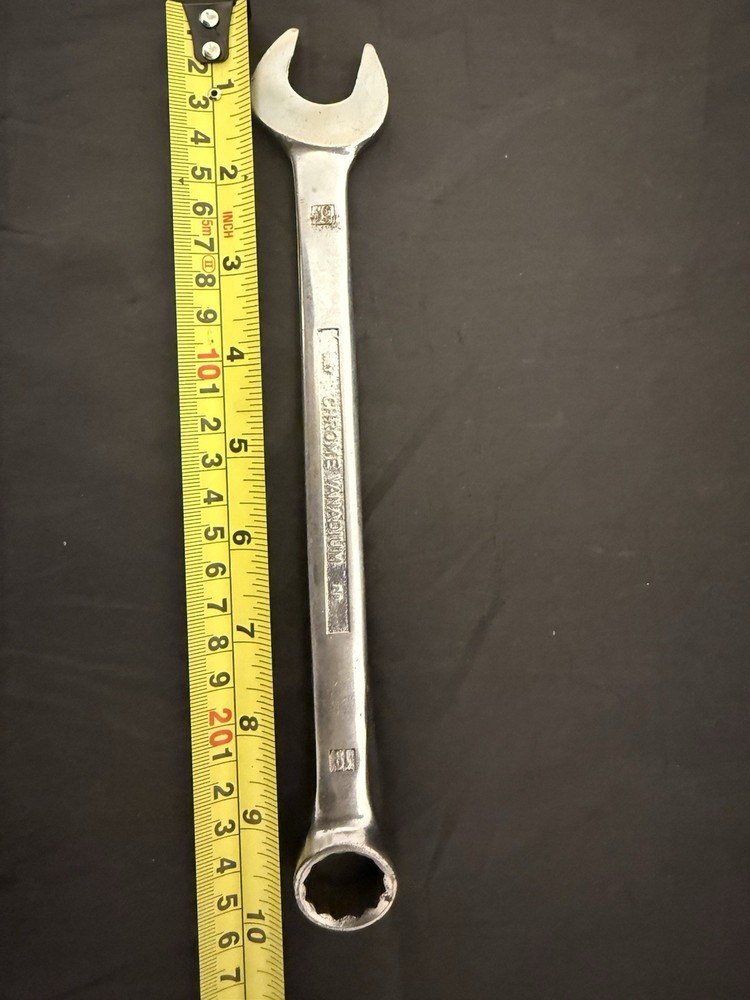 Draper Tools Combination Spanner/Wrench - 19mm - Chrome Vanadium