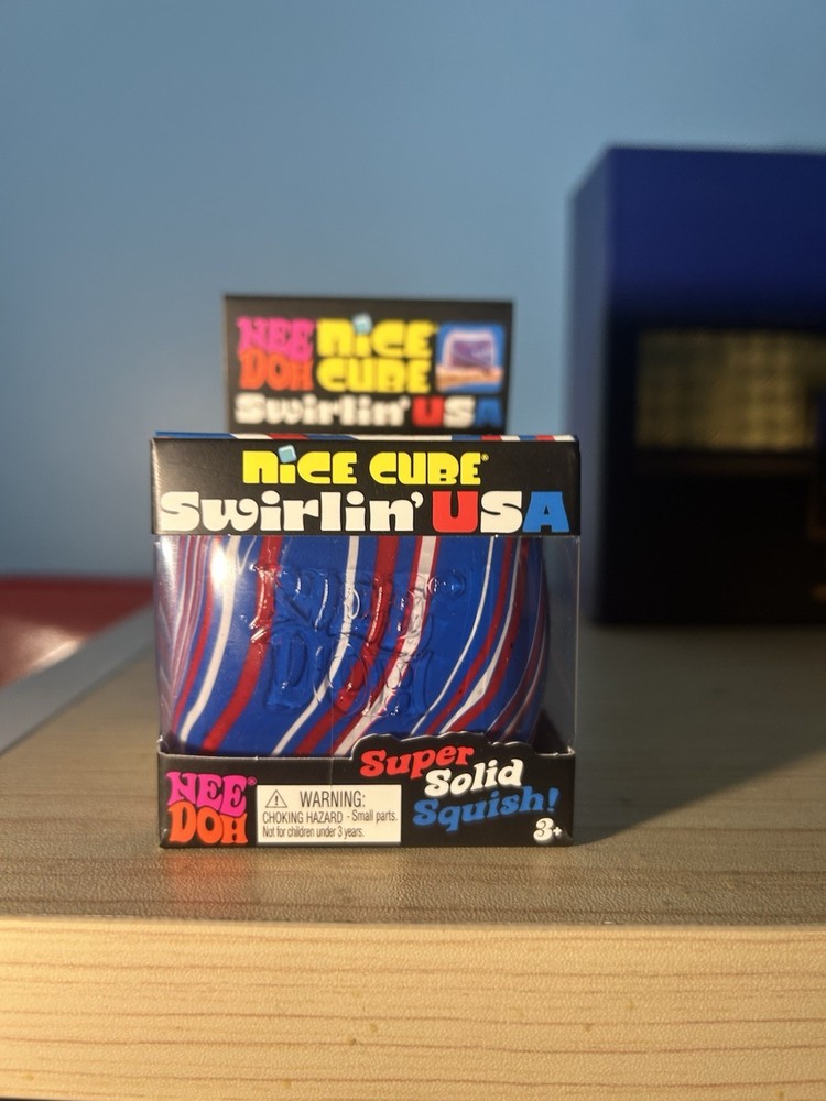 Nee Doh Nice Cube Swirlin' “USA” Edition