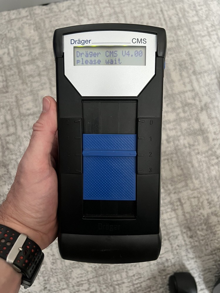 Dräger CMS Analyzer Chip Measurement System Gas Detector + CMS Analyzer
