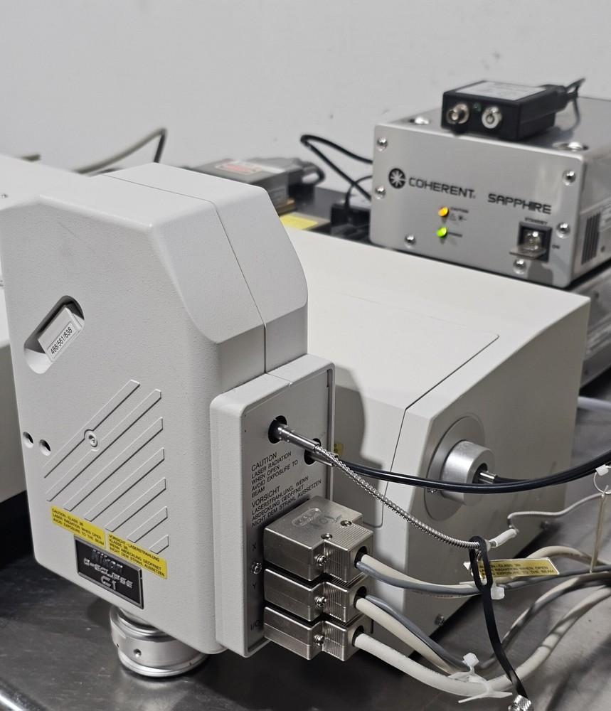 Nikon D-Eclipse C1 Confocal Microscope System w/Coherent Sapphire Laser Unit
