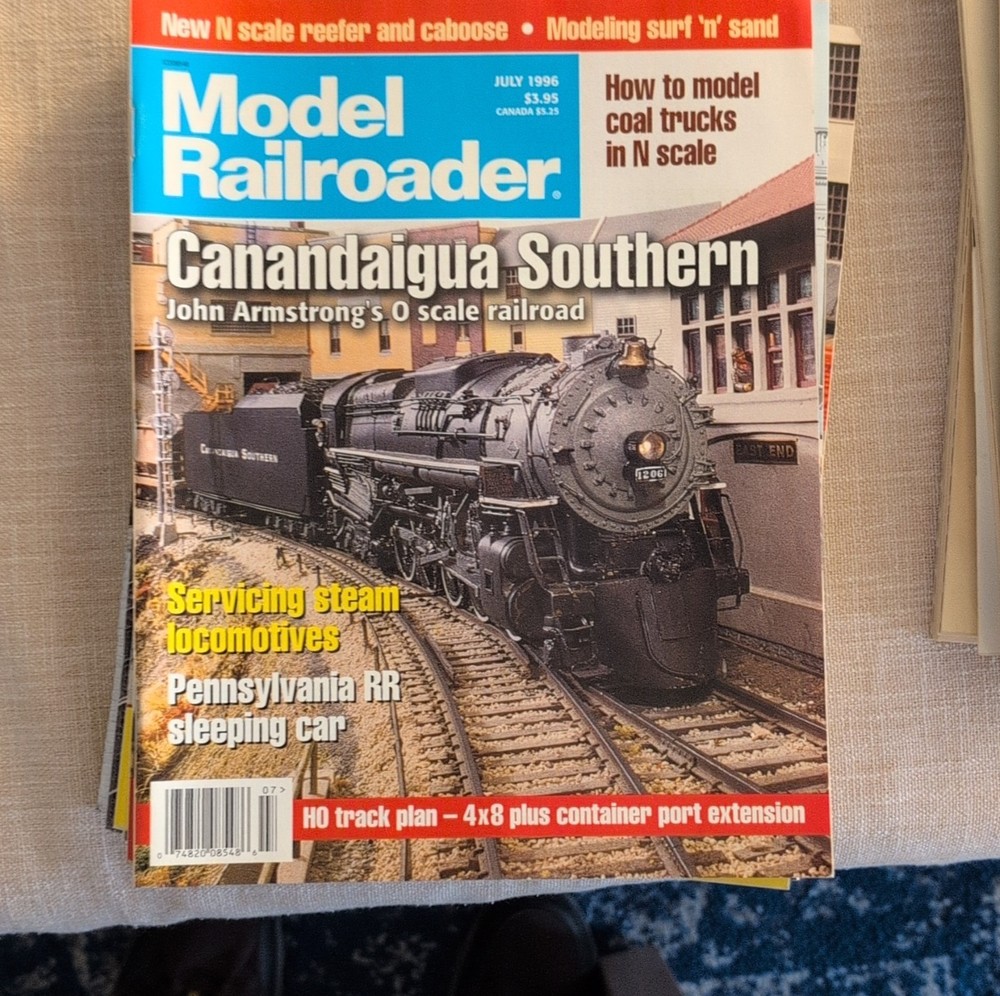 Model Railroader 1996 complete year all 12 issues