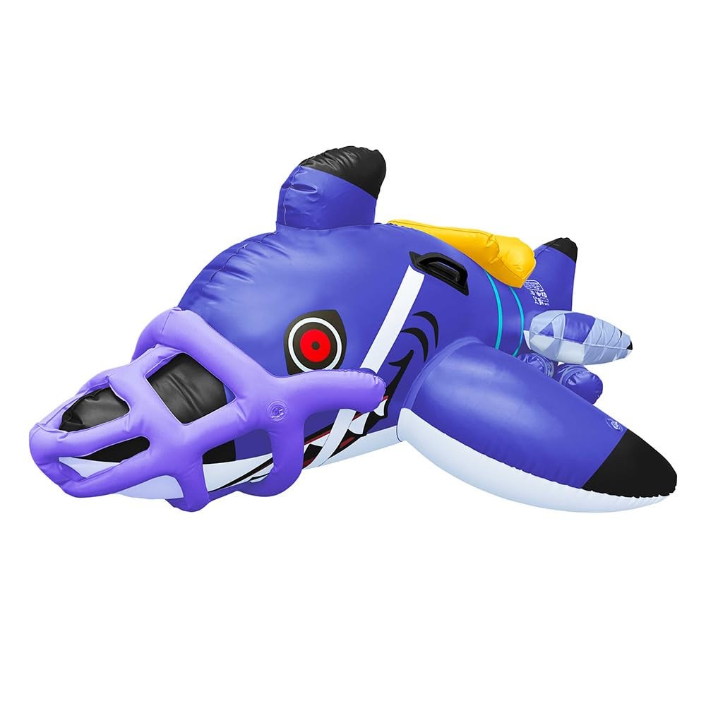 Splatoon3 Shark Ride Float Floating Ring Pool Water Play Boat