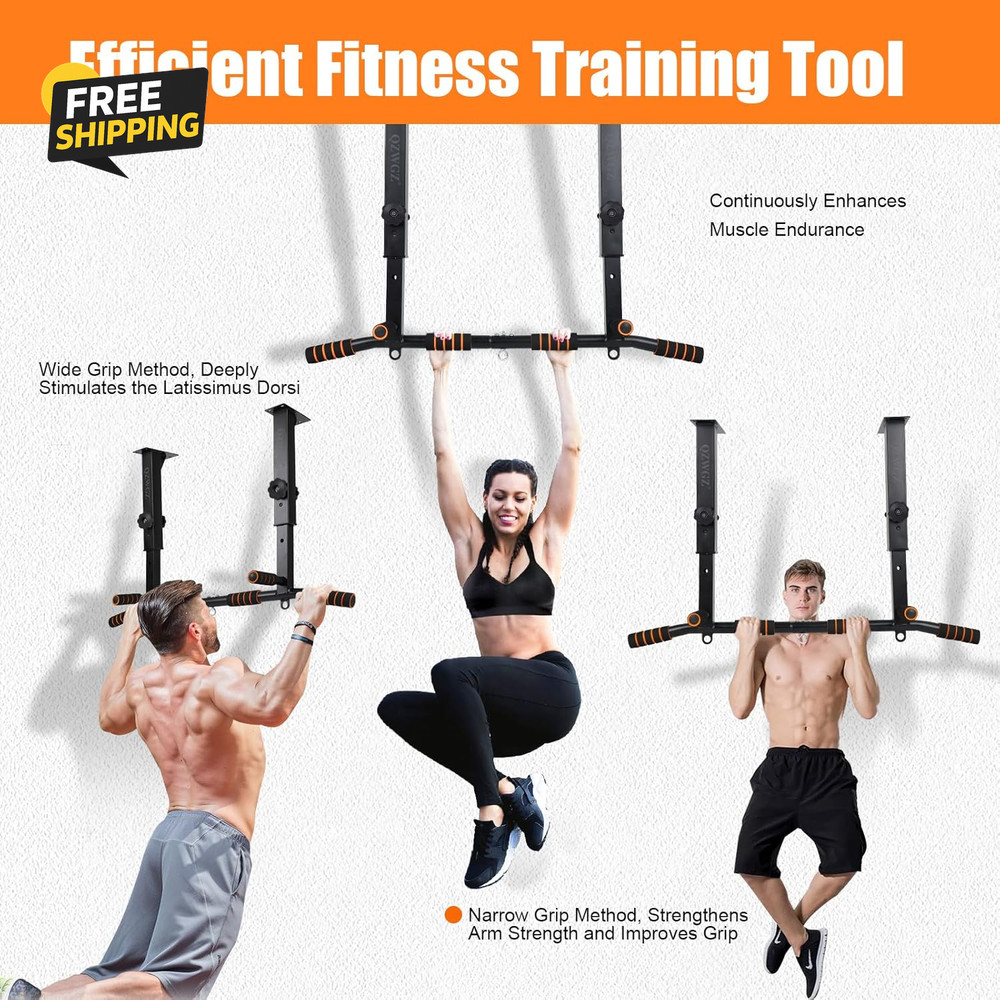 Height Adjustable Pull up Bar, Heavy Duty Pull up Bar, Barmount, Ceiling Mount