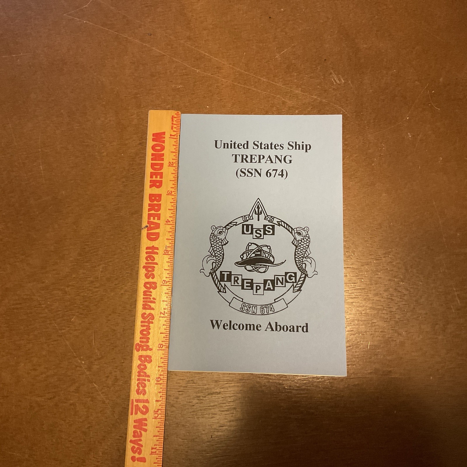 USS TREPANG SSN 674 Welcome Aboard Handout Pamphlet Vintage