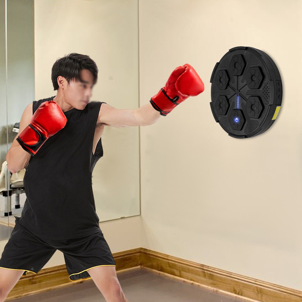 Bluetooth Music Box Target Musical Boxing Target Wall Mount Black