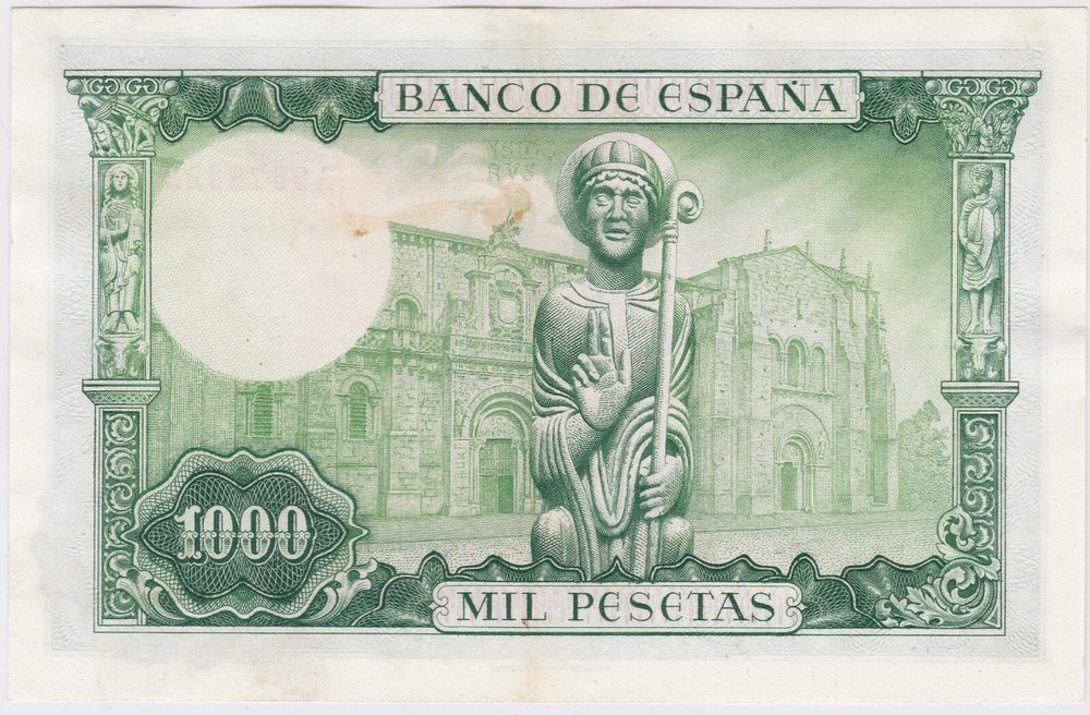 Spain 1000 Pesetas 1965