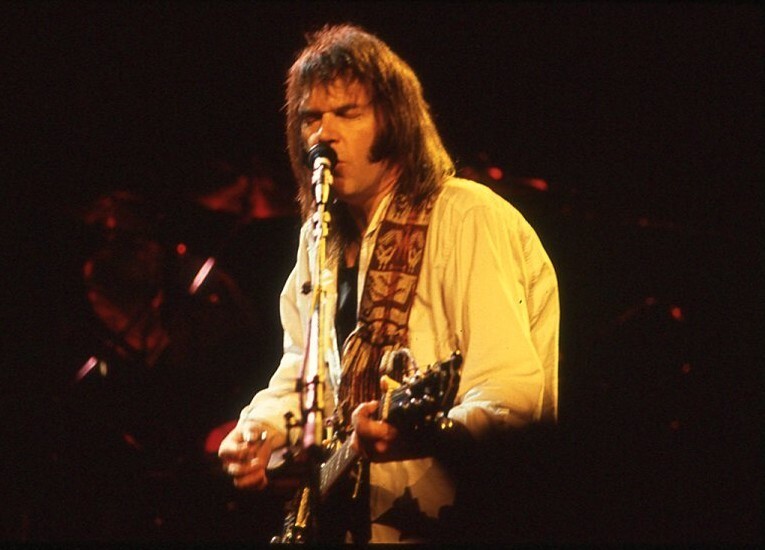 Neil Young  - Original 35 mm color film - Never printed or published
