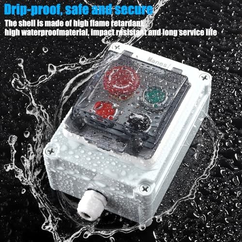 Push Button Switch IP67 Outdoor Waterproof Button Switch Box 4-hole switch box