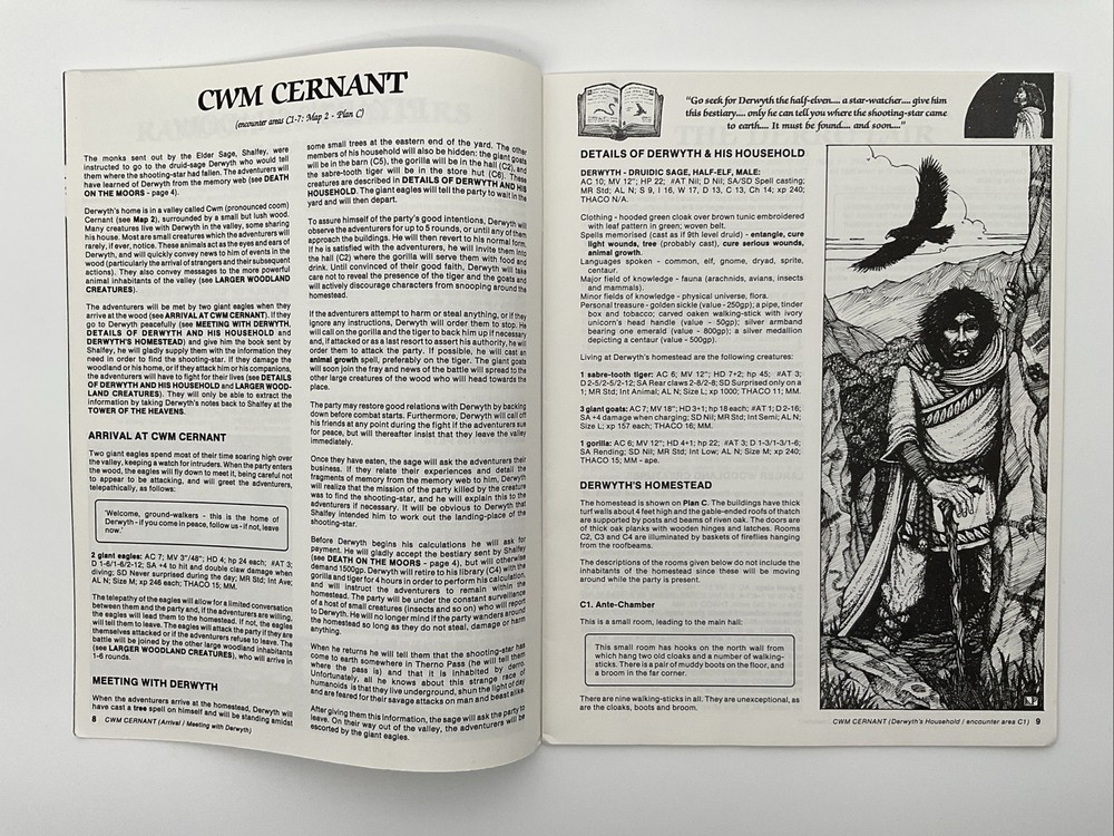 [AD&D] UK4 When A Star Falls (1984) VG