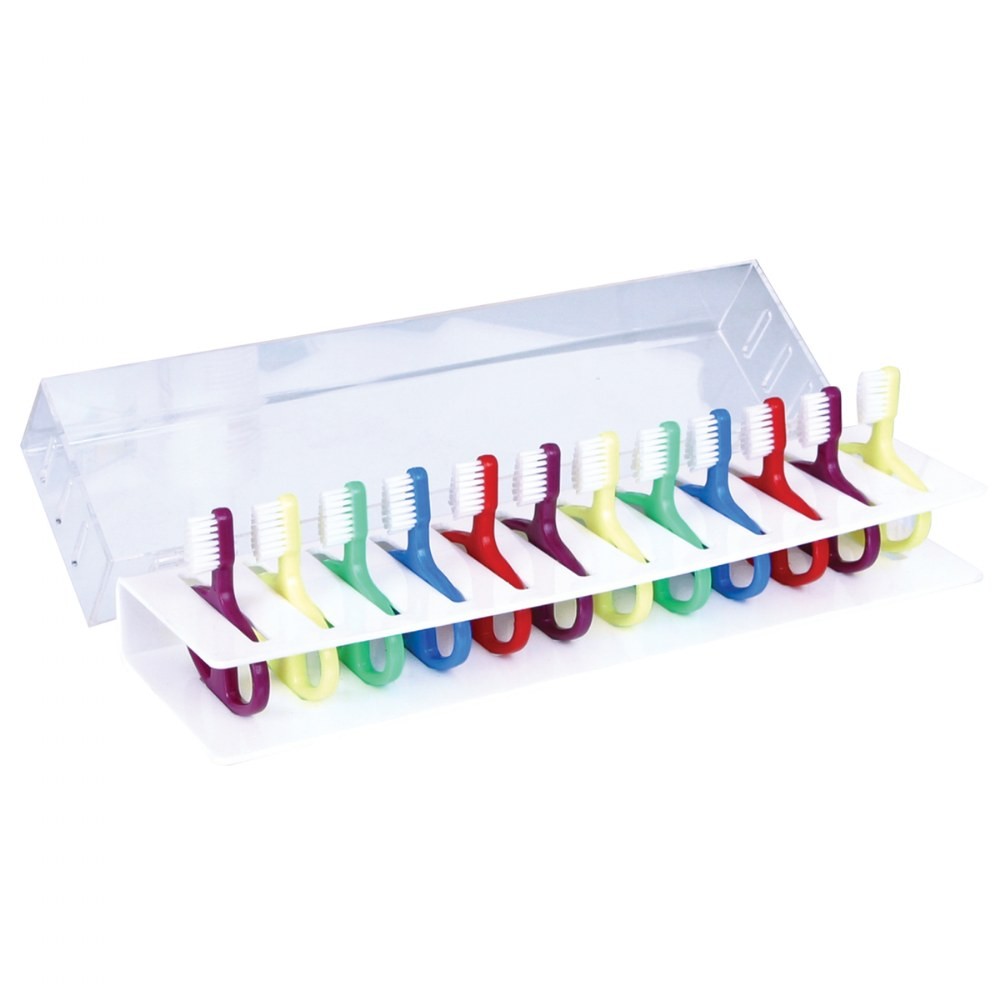 Plak Smacker Infant Toothbrushes with Rack