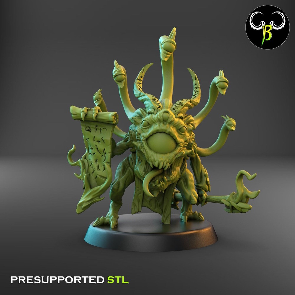 12 DiscEyeples, Dark Legions, 3D Printed ClayBeastCreation