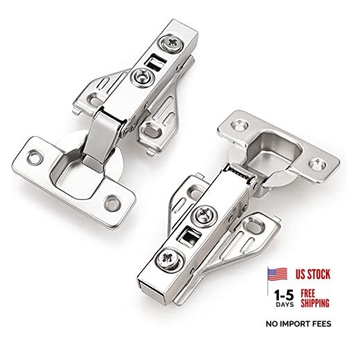 (Pair/4 Pack Full Overlay Soft Closing Clip On Face Frame Mounting Cabinet 2