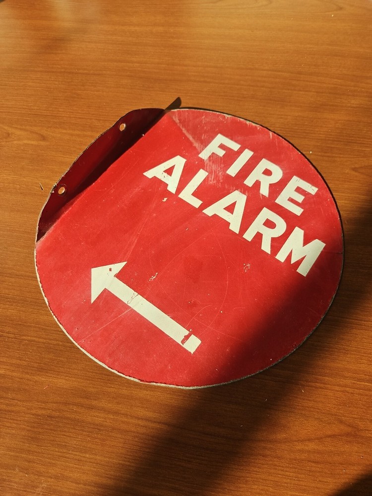 Vintage Fire Alarm Sign