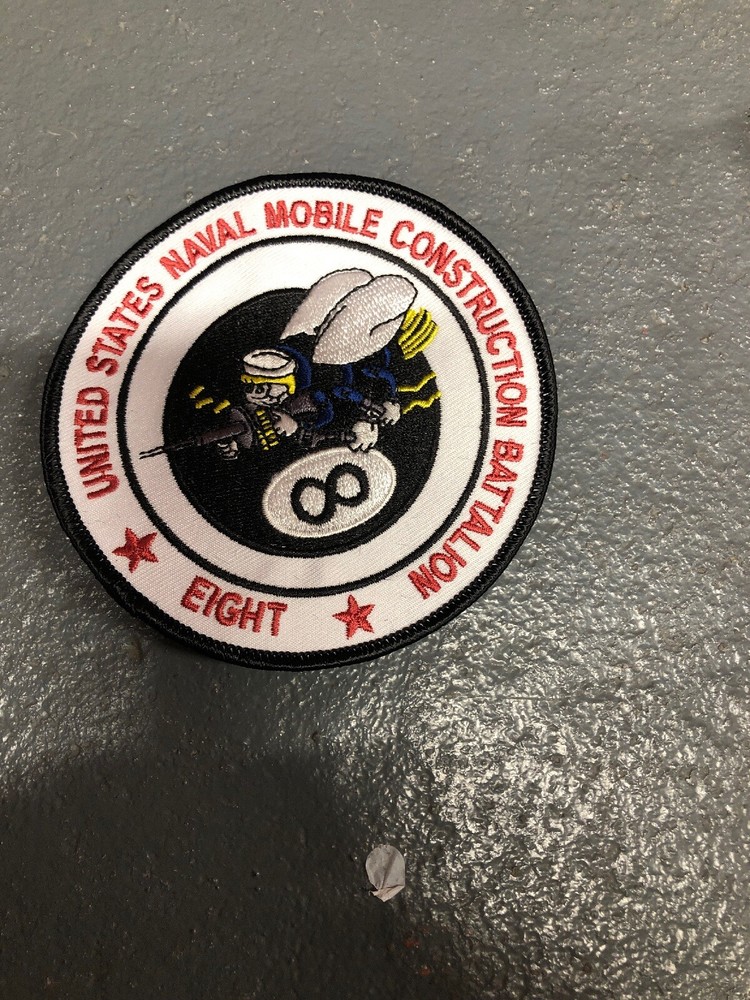 US NAVY Construction Battalion 8 Patch