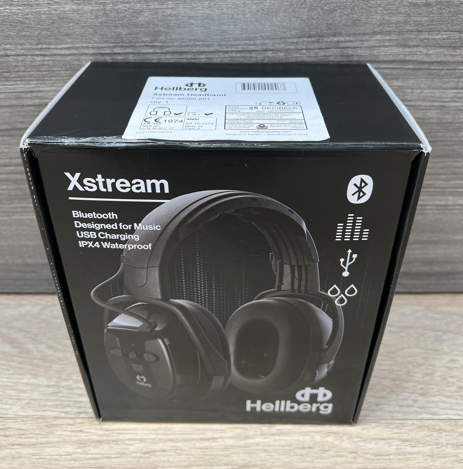Hellberg Safety 48000-001 XStream Headband Hearing Protection[Brand New]