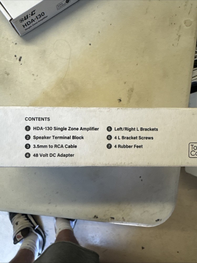 URC HDA 130 Single Zone amplifier