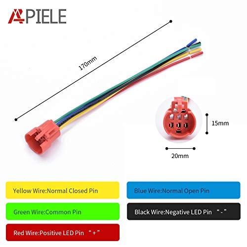 19mm Momentary Push Button Switch On Off Aluminium Black Shell Black Shell-Red