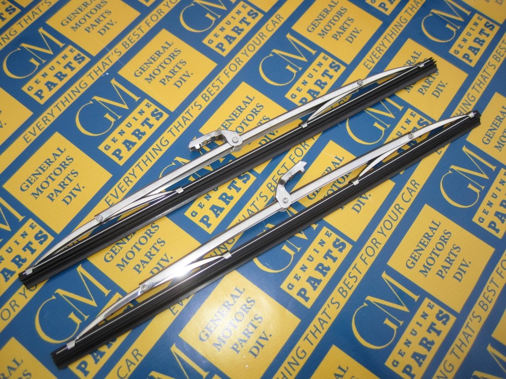 1957-1965  GM Windshield Wiper Blades 13". Pair. Free Shipping