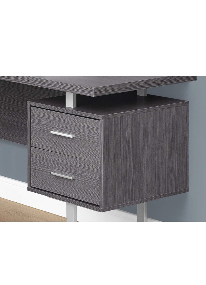 Monarch Specialties Computer 70"L Desk Left or Right Facing - Grey