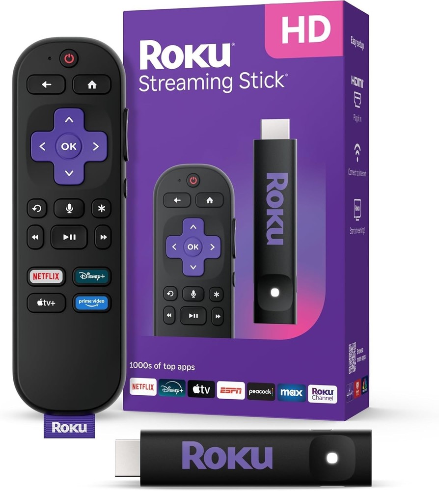 Roku Stick+ HD Wireless Streaming Player - 07WVFCVJN