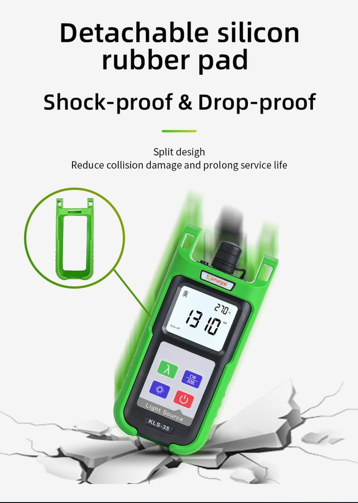 Reliable 1310/1550Nm Optical Fiber Light Source KLS-35-MS for Precise Testing