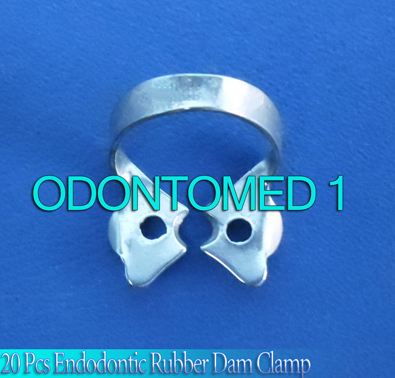 20 Pcs Endodontic Rubber Dam Clamp Mix Numbers
