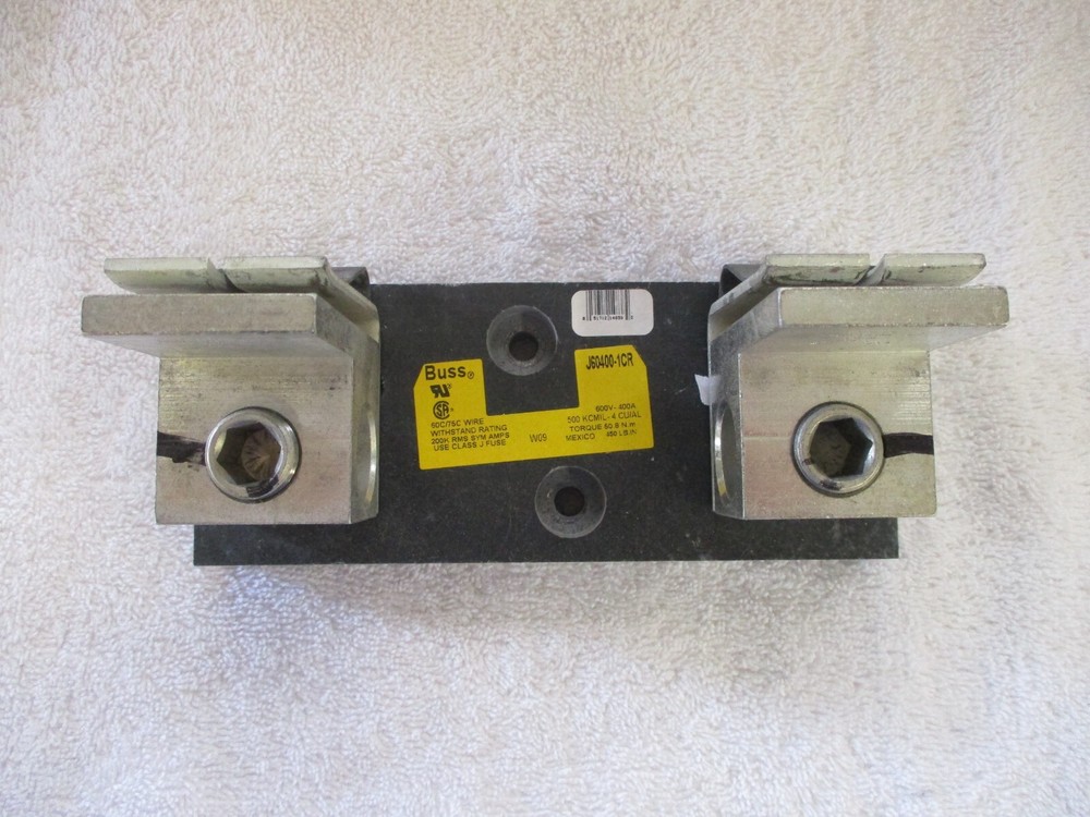 BUSS Fuse Holder 600V 400A    J60400-1CR