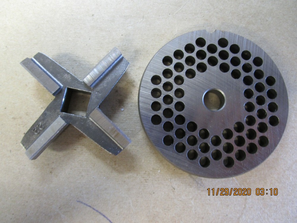 #22 1/4'' GRINDER PLATE & KNIFE SET