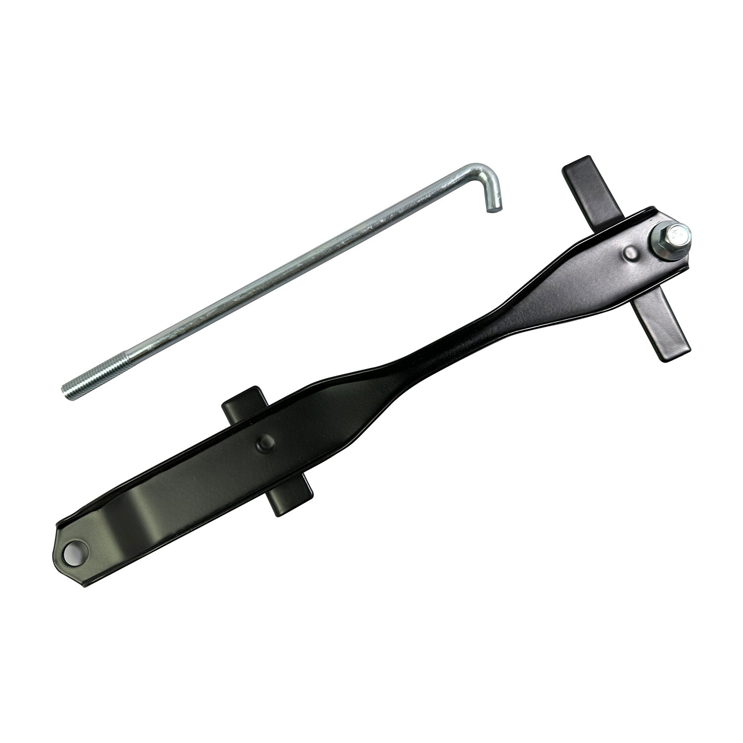 Black Battery Clamp Hold Down Sub Assembly for Toyota Pickup 4Runner 1984-1995