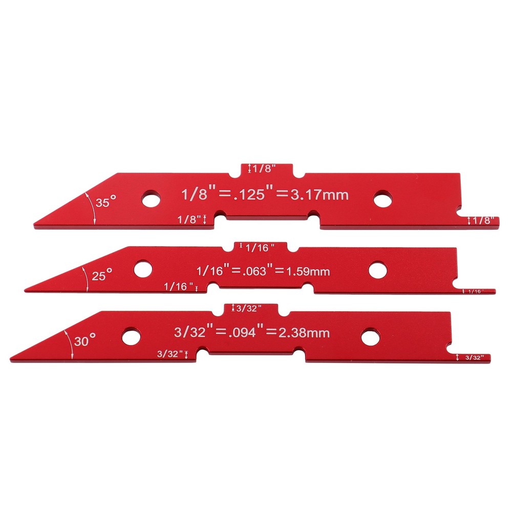 14 Pack Setup Blocks Precision Aluminum Height Gauge Router Table Setup Bars