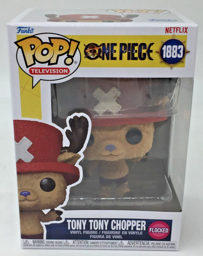 Funko Pop! Netflix One Piece  Tony Tony Chopper #1883 Flocked With Protector
