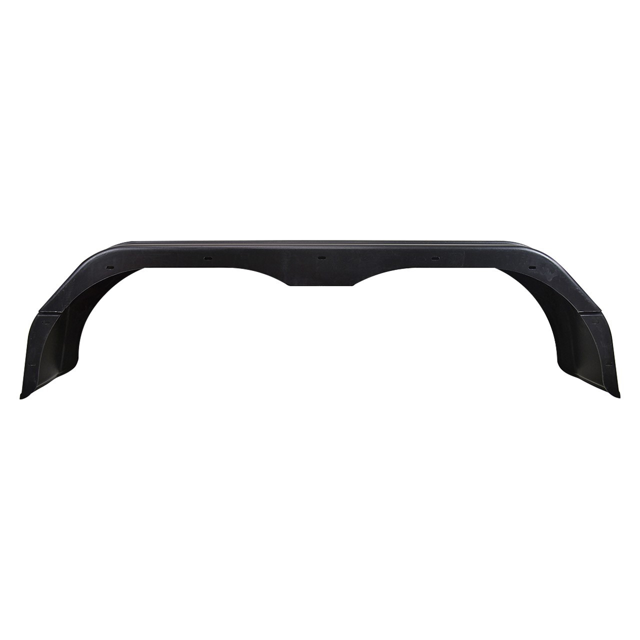 Plastic Universal Trailer Fender - 61" - Tandem Axle - Black - One Fender