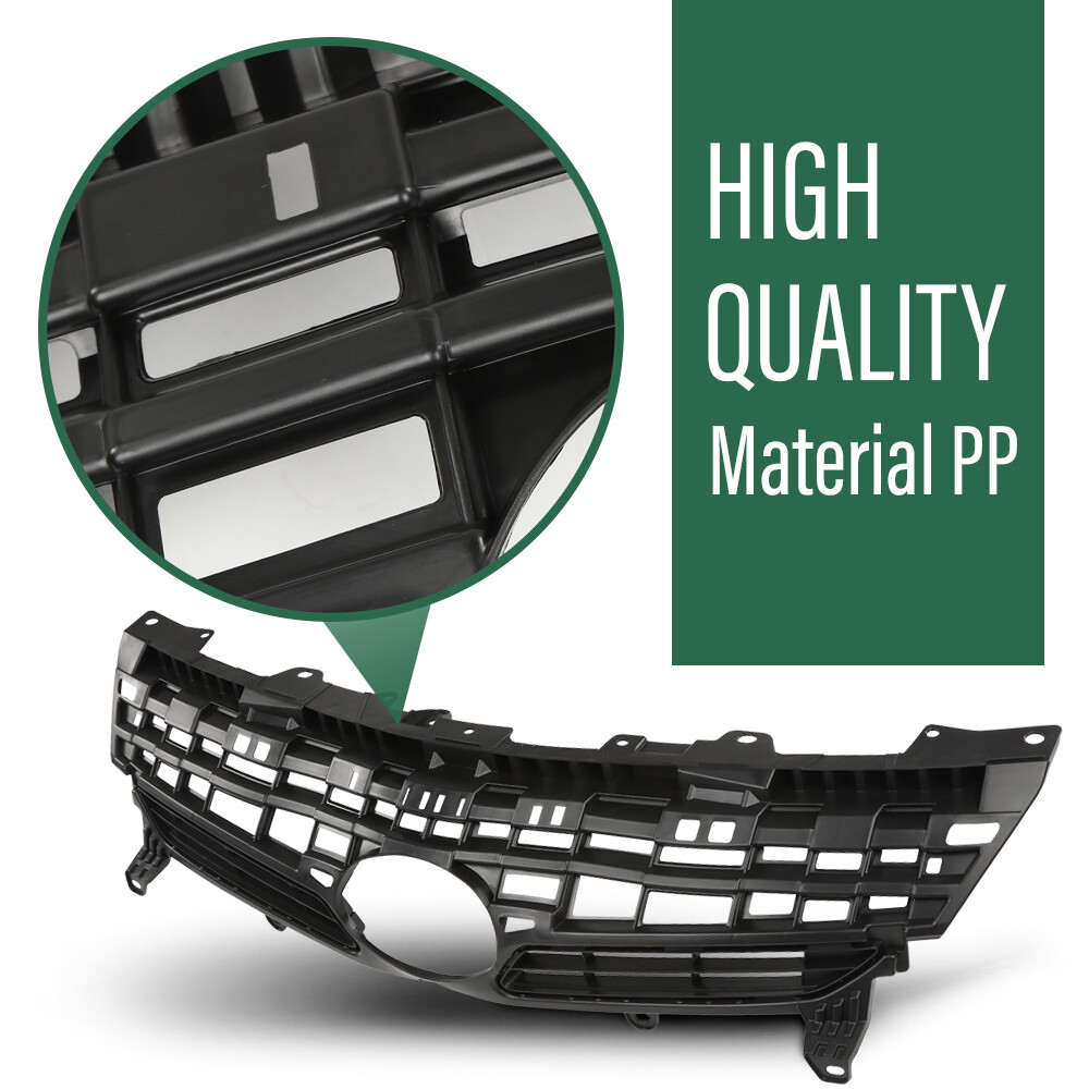 Front Bumper Grille Upper Grill Black Fit For 2012-2015 Toyota Prius/Plug-In